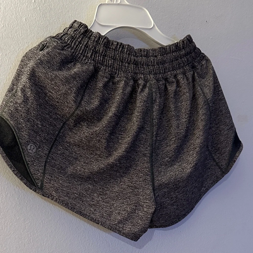 lululemon athletica Heather Gray Athletic Shorts - Preloved